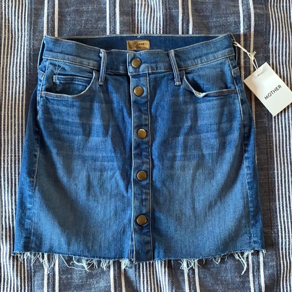 Denim Mini Skirt